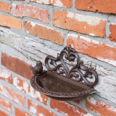 Esschert Design Bird Feeder Brown Cast Iron