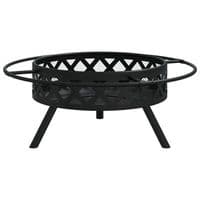 Fire Pit with Poker 70 cm XXL Steel