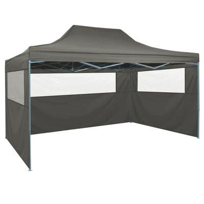 Foldable Tent with 3 Walls 3x4.5 m - Available In 3 Colours