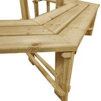 Garden Bench 240 cm Impregnated Pinewood - Available In 2 Sizes
