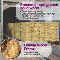 Garden Bench  Impregnated Pinewood - Available In 3 Sizes