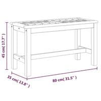 Garden Bench  Solid Wood Acacia - Available In 4 Sizes