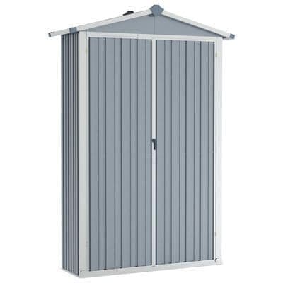 Garden Shed 107.5x46x183 cm Galvanised Steel - Available In 4 Colours