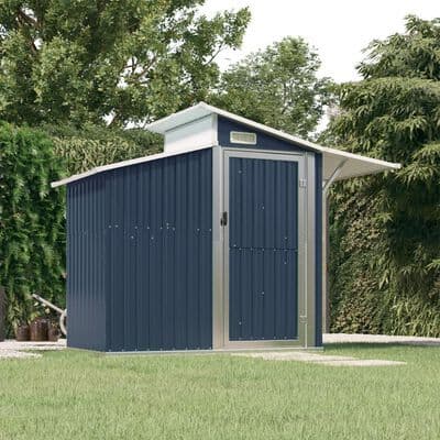 Garden Shed  270x130x208.5 cm Galvanised Steel - Available In 4 Colours