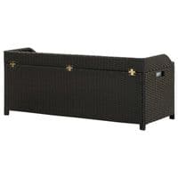 Garden Storage Bench 120 cm Poly Rattan - Available In 2 Colours