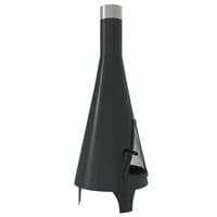 Garden Stove with Poker 45x45x122 cm Steel