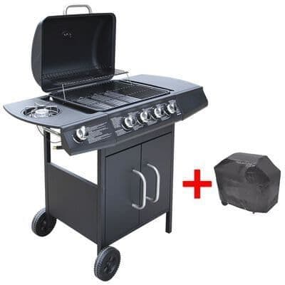Gas Barbecue Grill 4+1 Cooking Zone - Available in 3 Colours