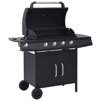 Gas Barbecue Grill 4+1 Cooking Zone Stainless Steel - Available In 3 Colours