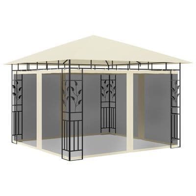 Gazebo with Mosquito Net  Cream 180 g/m² - Available In 3 Sizes