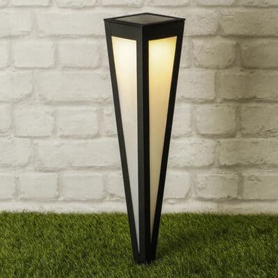 HI LED Solar Garden Stake Light 58 cm Black