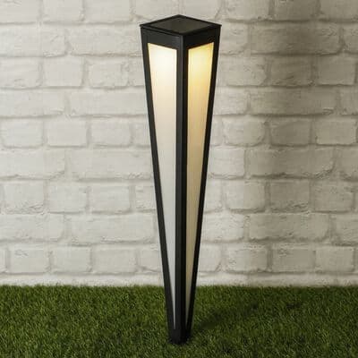 HI LED Solar Garden Stake Light 75 cm Black