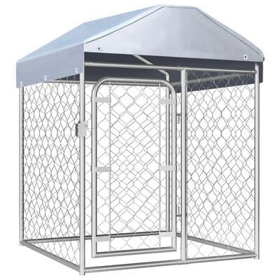Outdoor Dog Kennel with Roof - Available In 3 Sizes
