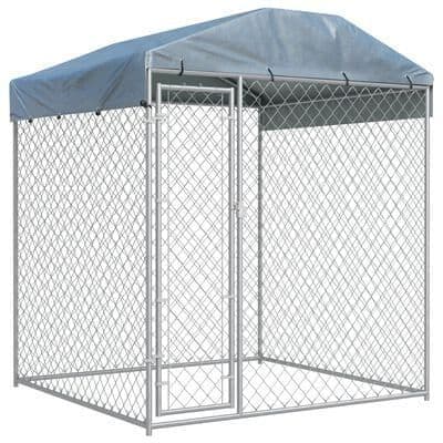 Outdoor Dog Run with Canopy Top - Available In 4 Sizes