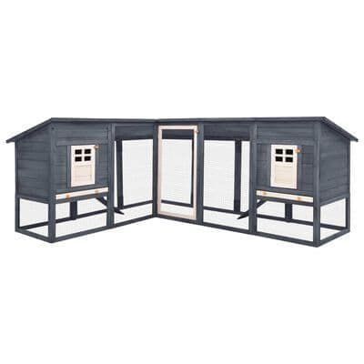 Outdoor Rabbit Hutch with Run  Solid Fir Wood - Available In 4 Sizes