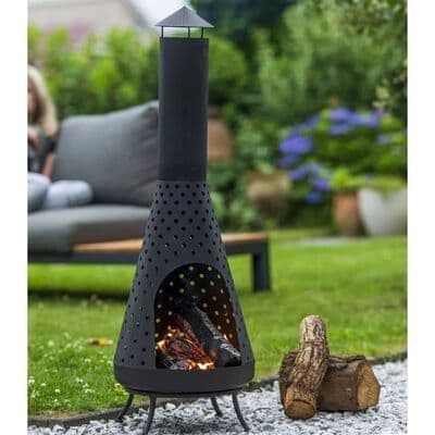 RedFire Garden Fireplace "Napa" Black
