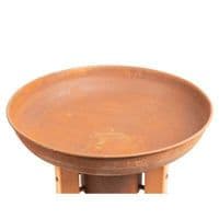 RedFire Handmade Fire Pit Woody Rust Steel