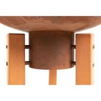 RedFire Handmade Fire Pit Woody Rust Steel