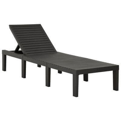 Sun Lounger Plastic - Available In 2 Colours