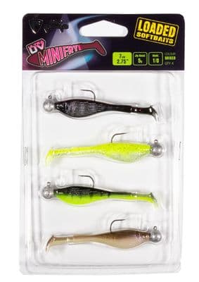 Fox Rage UV Mini Fry Loaded Softbaits 7cm - 5g - Size 1/0