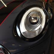 Headlamp rings - Black for 3rd gen MINI