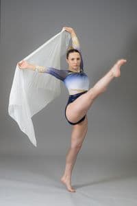Aquamarine Leotard Navy & Gold
