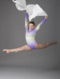 Bubble Gum Leotard Purple & Lime Green