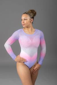 Bubble Gum Leotard Purple & Pink