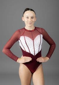 Ruby Leotard Burgundy