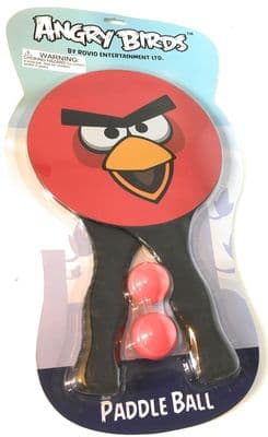 Angry Birds - PADDLE BALL Set - Bat & Balls