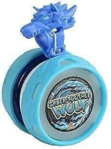 Blazing Team LIGHT UP YOYO - Lightstorm Commander - BLUE Sabre-Toothed Wolf