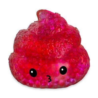 Bubbleezz - PINK RAINBOW POO - Series 1 - Squeeze To Reveal Hidden Charms