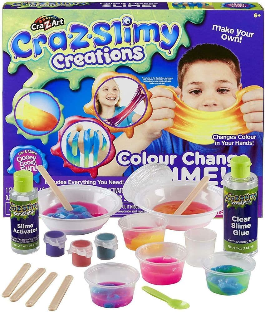Cra-Z-Art COLOUR CHANGE SLIME - Changes Colour In Your Hands - STEM ...
