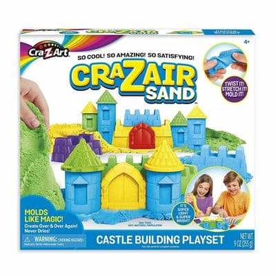 Cra-Z-Art CRA-Z-AIR SAND - Castle Building Playset - Molds Like Magic