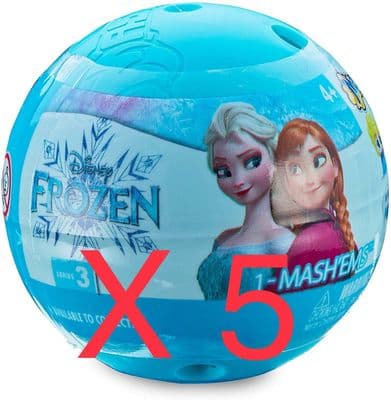 Disney FROZEN MASH'EMS x 5 Capsules - Surprise Toy
