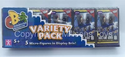 Doctor Who 5 FIGURE VARIETY PACK - Display Brix - Character Building
