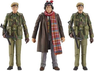 Doctor Who - U.N.I.T 1975 TERROR OF THE ZYGONS - 3 Figure Collector Set