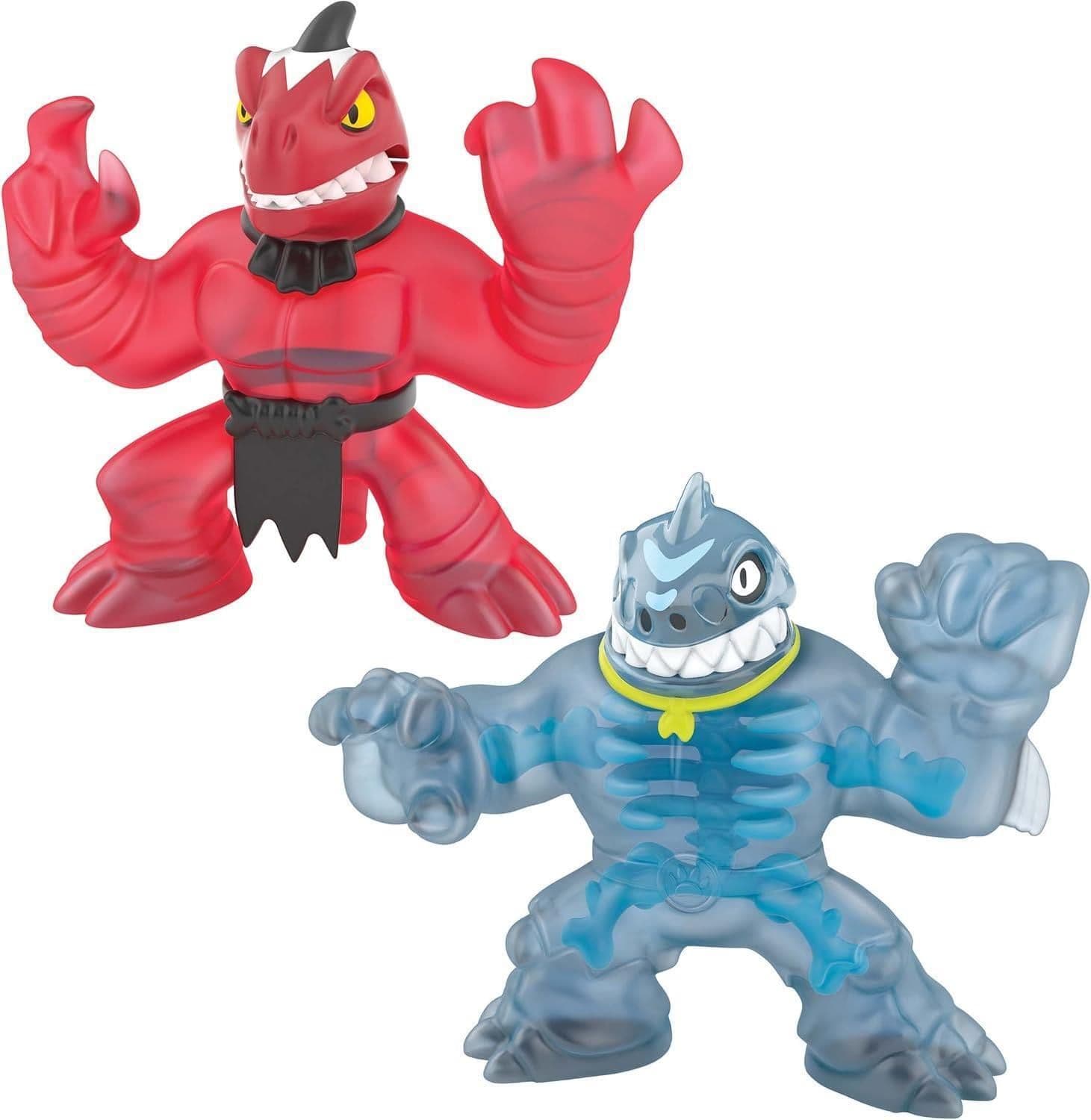Heroes Of Goo Jit Zu - THRASH & VERAPZ - Double DINO X RAY PACK