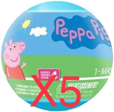 Peppa Pig MASH'EMS x 5 Capsules - Surprise Toy