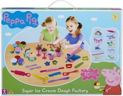 Peppa Pig - SUPER ICE CREAM DOUGH FACTORY - 30 Pieces
