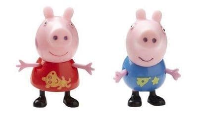 Peppa Pig Theme Park Twin Pack PEPPA and GEORGE