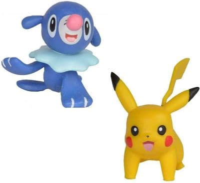 Pokemon - Battle Figure Pack - PIKACHU & POPPLIO