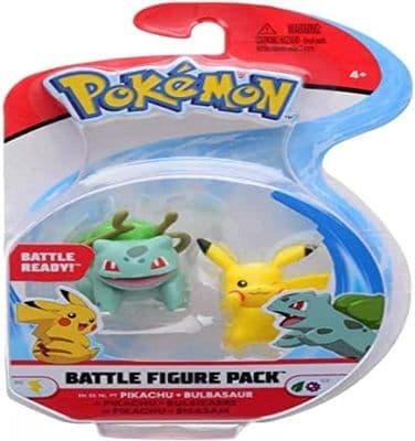 Pokemon PIKACHU & BULBASAUR Battle Figure Series 5 - New