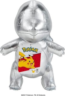 Pokemon SILVER CHARMANDER - 25th Anniversary PLUSH TOY