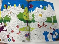 Set 0f 7 Fantastic ALIEN, Robots, Knights  Activity STICKER BOOKS
