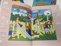 Set 0f 7 Fantastic ALIEN, Robots, Knights  Activity STICKER BOOKS