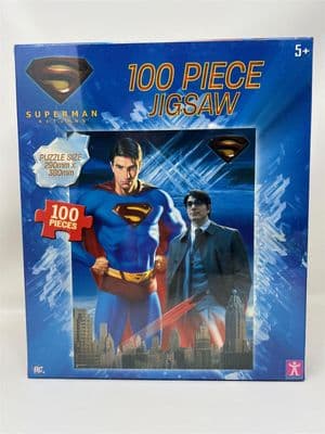 Superman & Clark Kent 100 Piece JIGSAW PUZZLE - Superman Returns - Brandon Routh