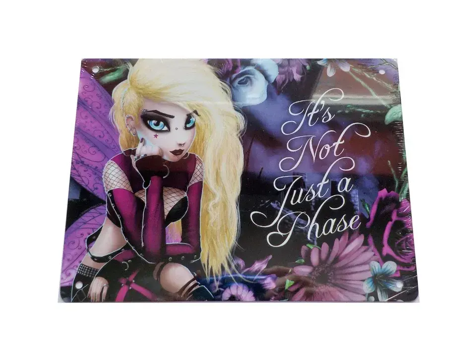 HEXXIE IZZY - IT S NOT JUST A PHASE TIN SIGN
