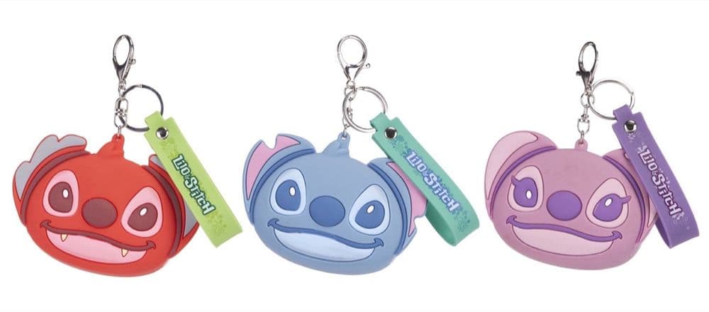 Lilo & Stitch PVC Coin Purse 3 Asst Wholesale UK 13528