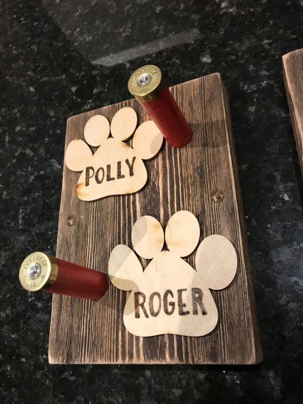Dog LeadHooks - Double Hook / Double Paw Print