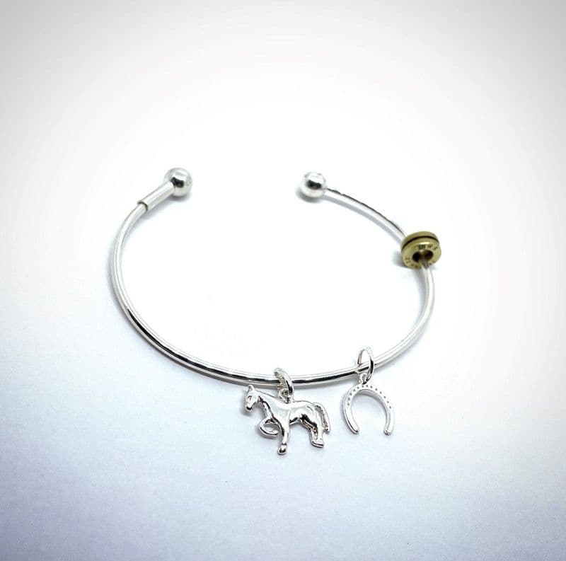 Hunter Charm Bangle